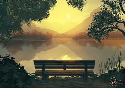 Lakeside Bench 0824