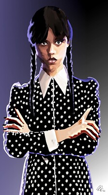 Wednesday Addams Fan Art