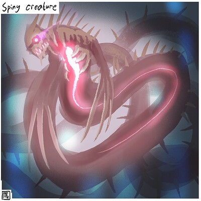 Spiny_creature_Daily_Spitpaint