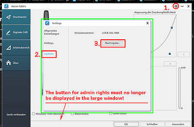 3. HUION Update 2.1