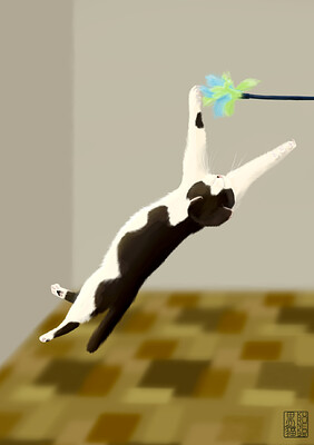 This Cat Needs a Break