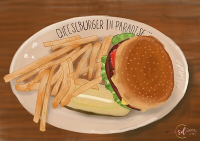 Krita Challenge 0924 - Refreshing Food Burger
