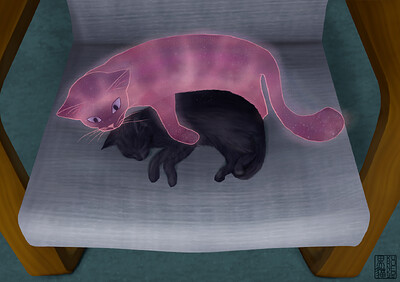 Dreamy Friend for a Lonely Cat