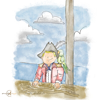 Krita Challenge 0726 Imaginary Friend - Polly FINa