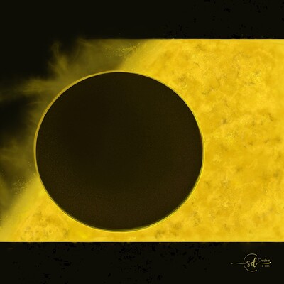 Krita Challenge 0625 Wrath of the Sun-Venus Transit-b