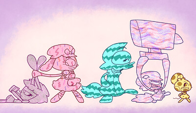 Pastel Patternistic Parade