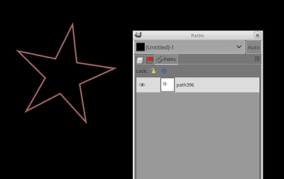 Path in GIMP