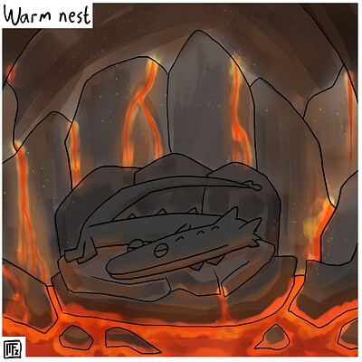 Warm_nest_Daily_Spitpaint