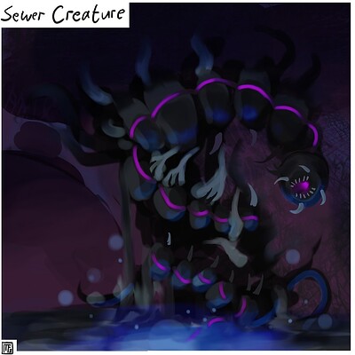 Sewer_creature_Daily_Spitpaint