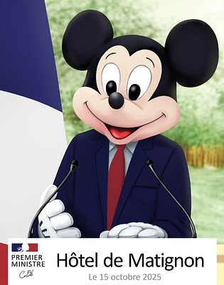 Mickey in Matignon