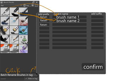 idea brush rename