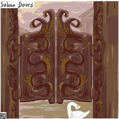Saloon_doors_Daily_Spitpaint