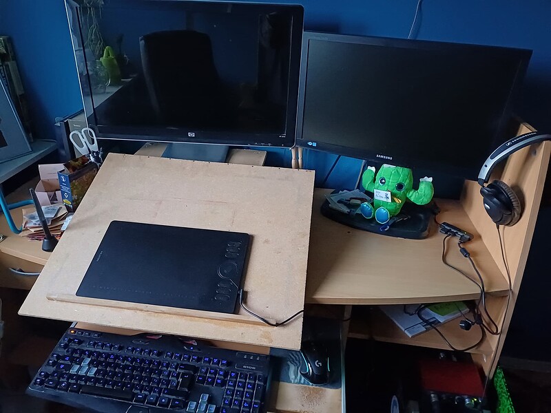 Monitor Draw Setup New drawing setup - Art Discussions and Advice - Krita Artists
