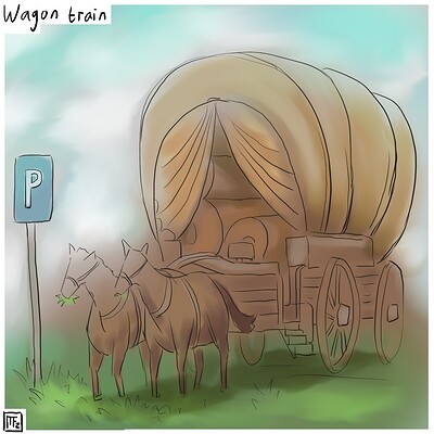 Wagon_train_Daily_Spitpaint