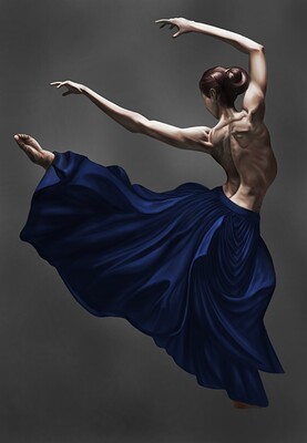 Blue dancer