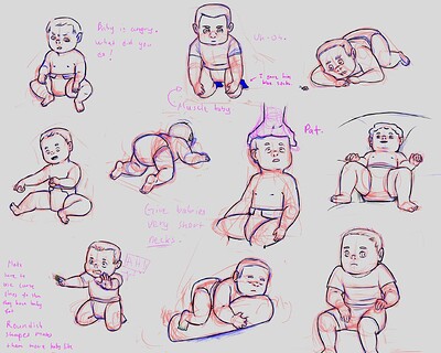 babies_(26.6.2023)_sketches and lineart