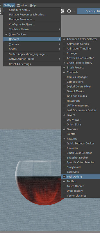 krita add texture