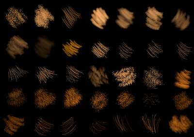 ULTIMATE KRITA FUR BRUSHES VOL 5 1