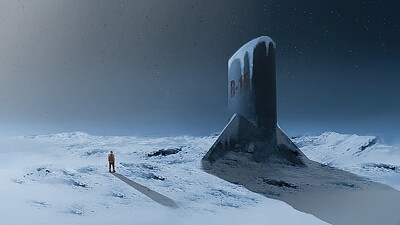 Submarine at the Artic