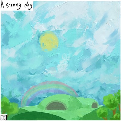 A_sunny_day_Daily_Spitpaint
