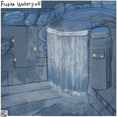 Frozen_waterfall_Daily_Spitpaint