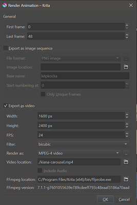 Could not render animation: Unkown Error - General Questions - Krita ...