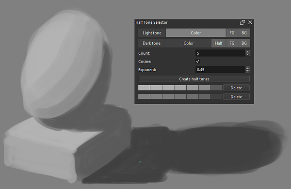 Half Tone Selector Plugin for Painting - Plugins and Scripts - Krita ...
