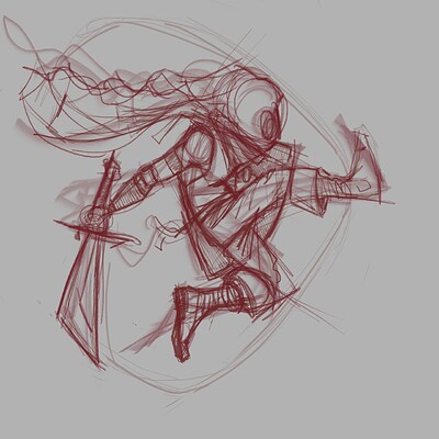 deadcells 2 boceto rojo