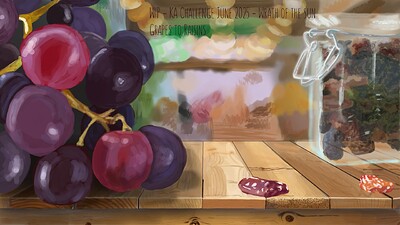 Krita Challenge 0625 Wrath of the Sun-Grapes to Raisins-c