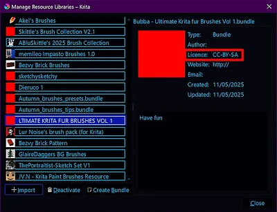 Bubba - Ultimate Krita fur Brushes Vol 1