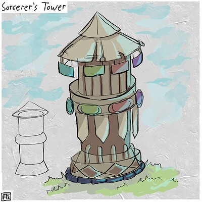 Sorcerer's_tower_Daily_Spitpaint