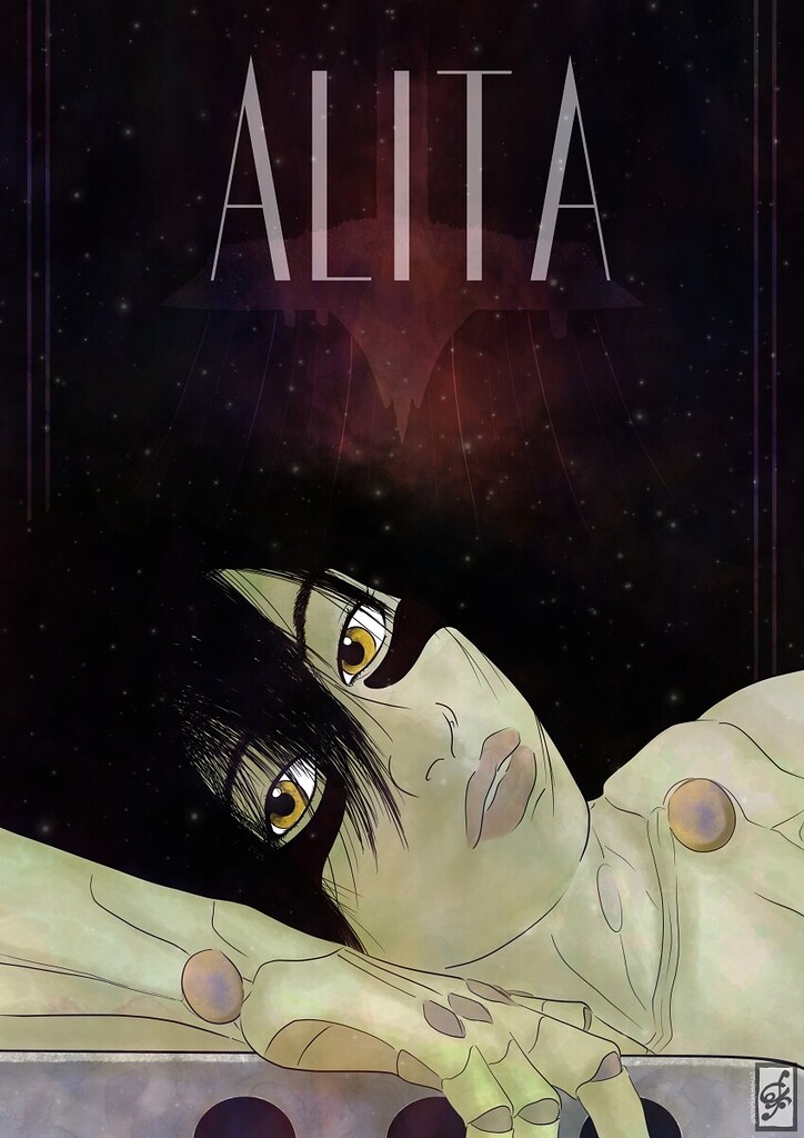 Alita Battle Angel - Finished Artworks - Krita Artists