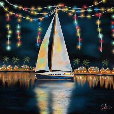 Krita Challenge 1224 - Carib Sail Xmas