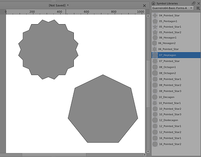 Basic Forms as Vector Symbol Library
