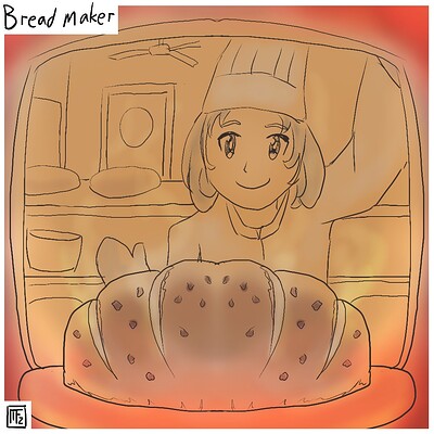 Bread_maker_Daily_Spitpaint