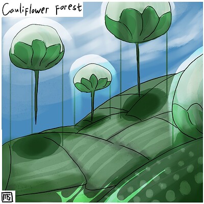 Cauliflower_forest_Daily_Spitpaint