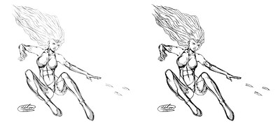dart thin vs thick lines