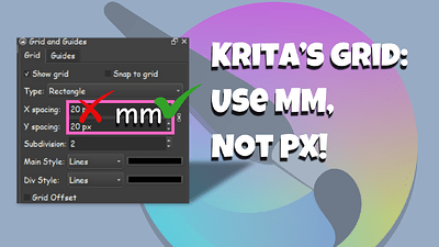 Quick tip grid in mm not pixels