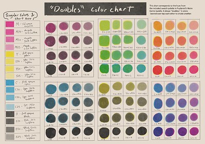 Retro_Comic_Art_doublescolorchart