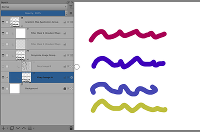 Chose Gradient Map Filter Mask and an Image