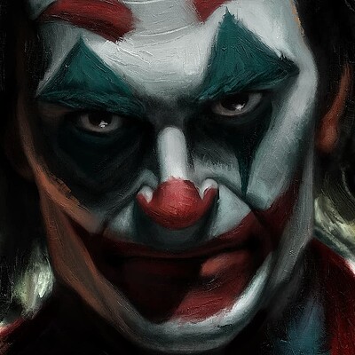 Joaquin Pheonix as Joker, Color Study for Halloween - 2024-11-01 @emarpiee - 0