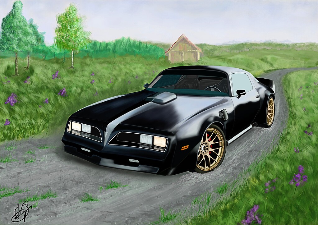 ...Finally: Pontiac Trans Am 1977 finished Artwork - Finished Artworks ...