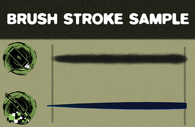 BRUSH STROKE SAMPLE GROUP - 005