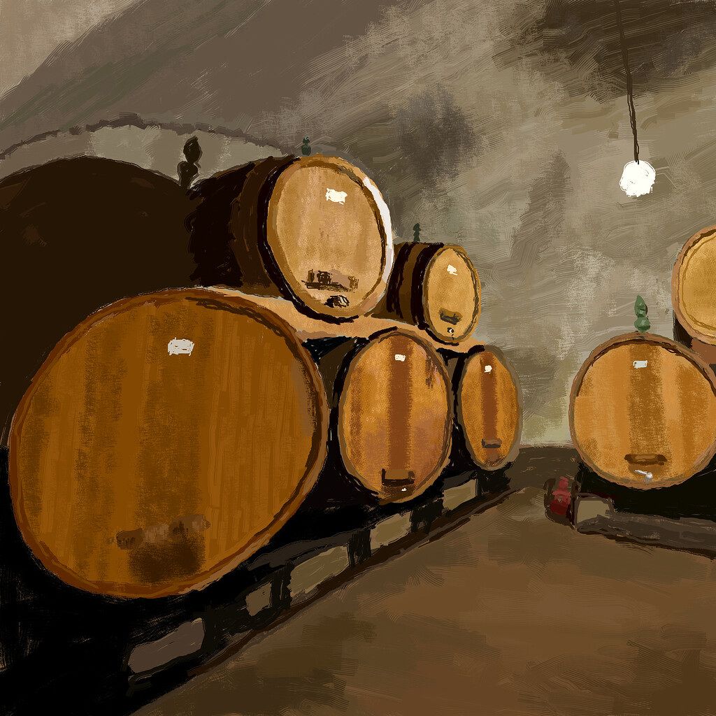 Wine Barrel Vault - Finished Artworks - Krita Artists