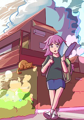 Random Drawing with perspective