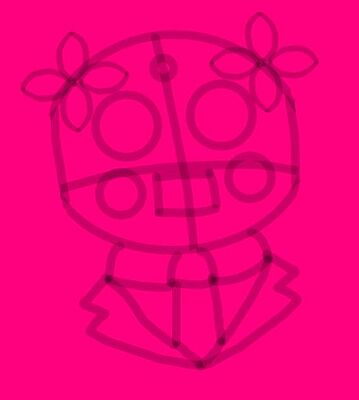 PurpleSquirrelBustSketch