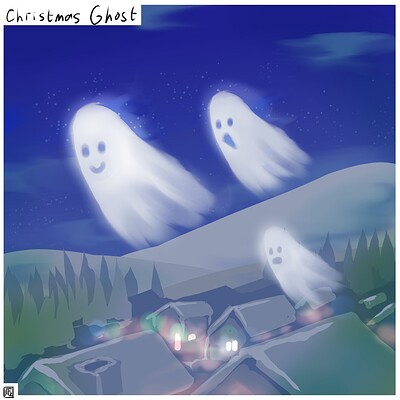 Christmas_Ghost_Daily_Spitpaint