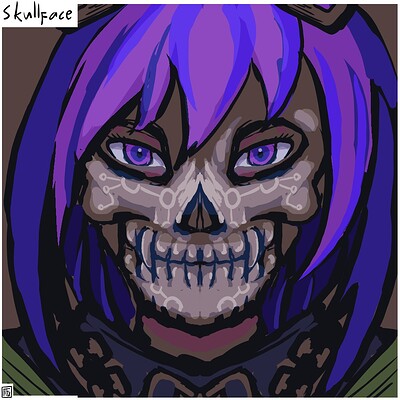 Skullface_Daily_Spitpaint