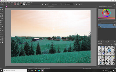 Krita Window (odd color)