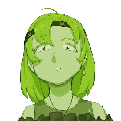 Emotional Huevember 2022 day 18 Bold anime face portrait, november challenge